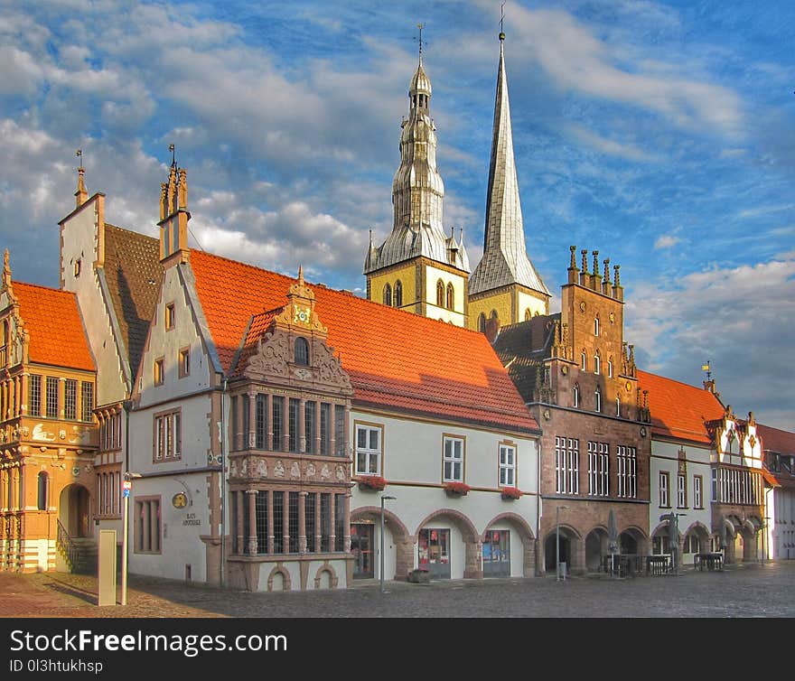 Landmark, Town, Sky, Medieval Architecture