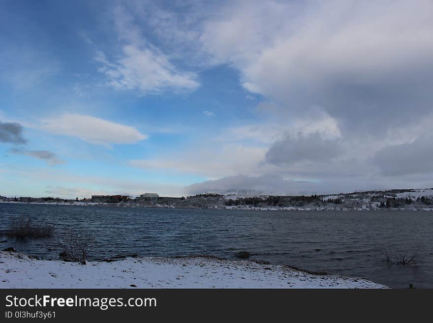 Sky, Horizon, Loch, Cloud