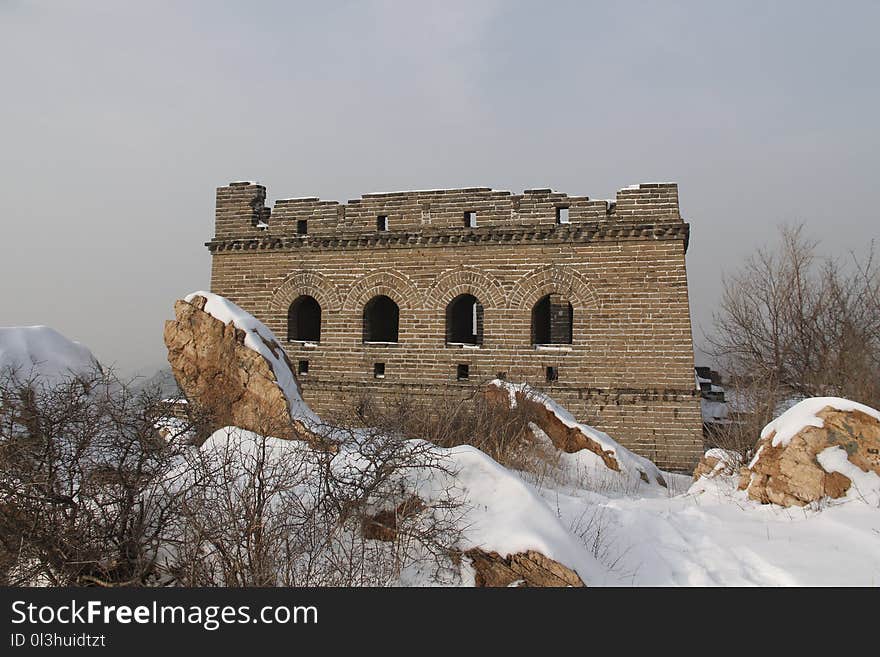 Snow, Winter, History, Fortification