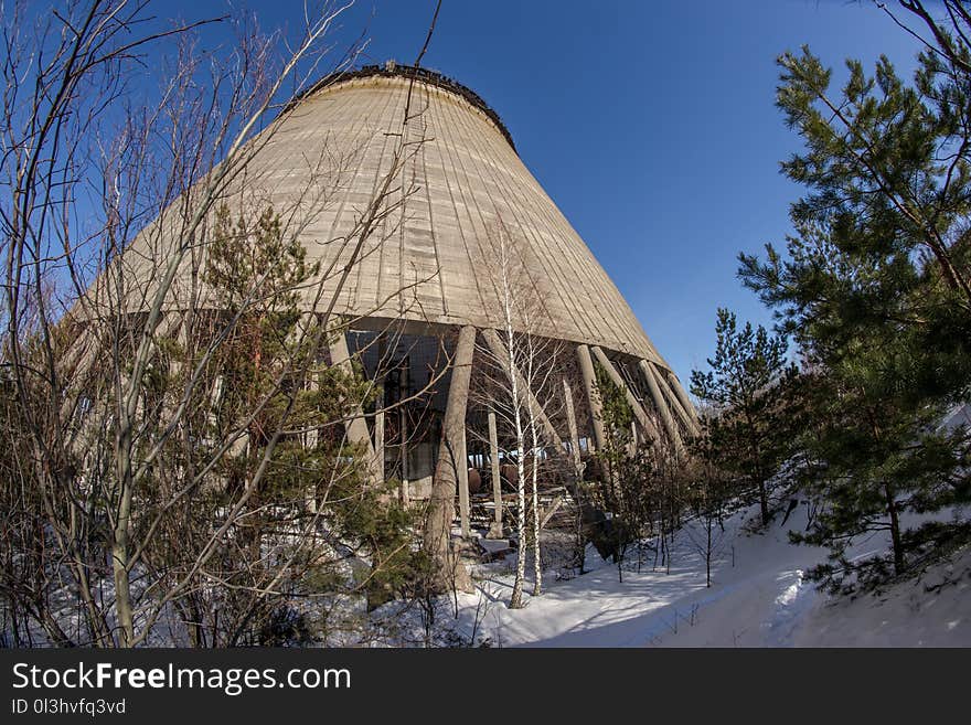 Dome, Winter, Sky, Snow