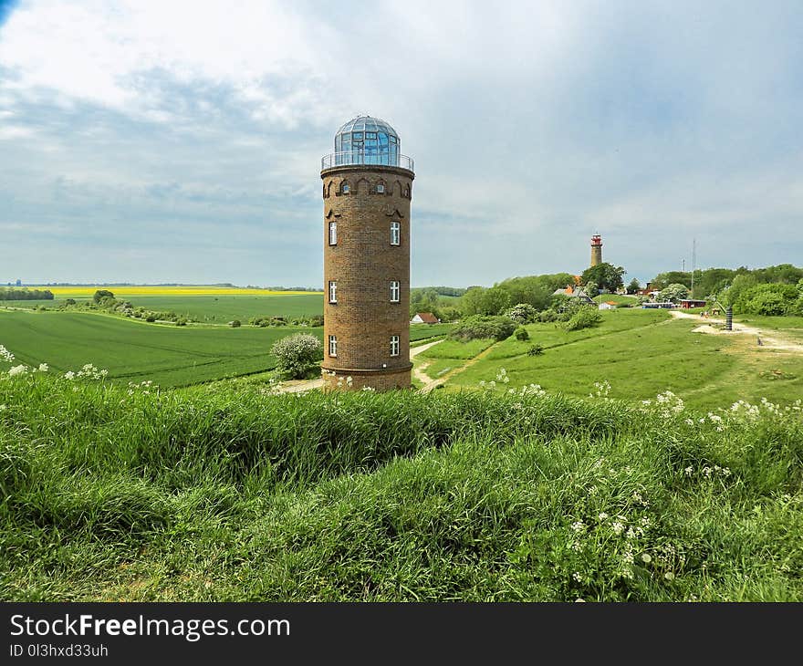 Grassland, Sky, Landmark, Grass