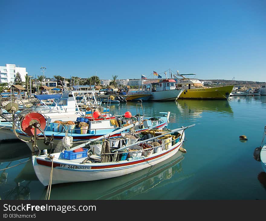 Harbor, Water Transportation, Boat, Water