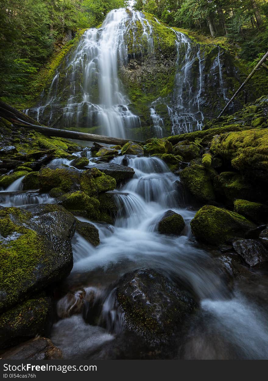 Proxy Falls is one of the most popular attractions in Three Sisters Wilderness, Central Oregon. Proxy Falls is one of the most popular attractions in Three Sisters Wilderness, Central Oregon.