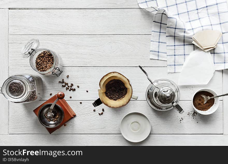 White Ceramic Coffee Cup