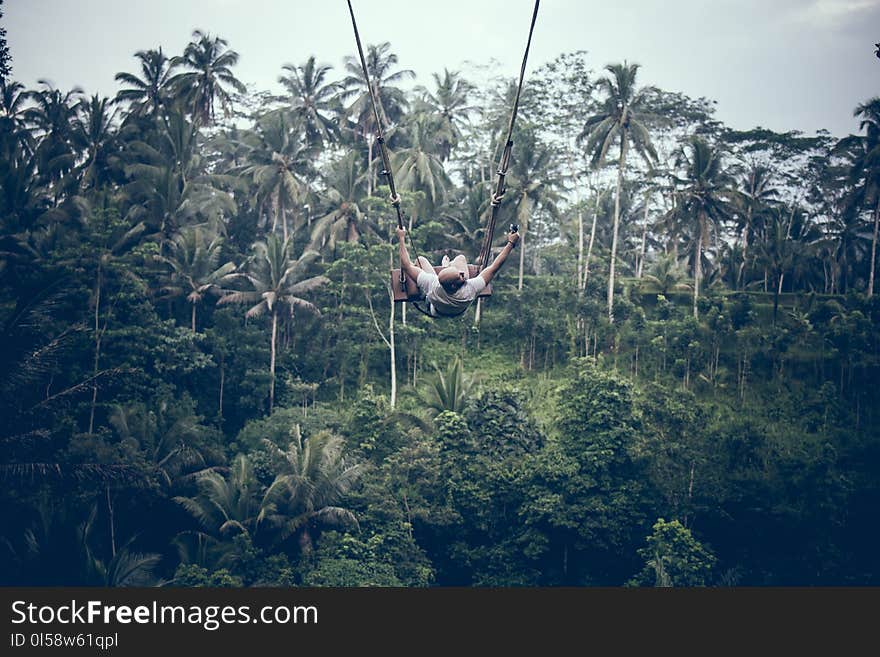 Man On A Swing