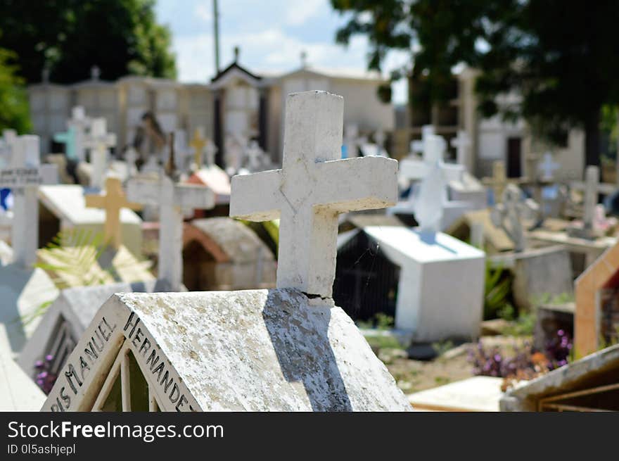 Cemetery, Grave, Headstone