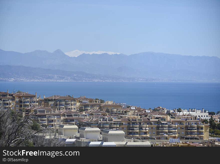 Sky, Sea, City, Coast