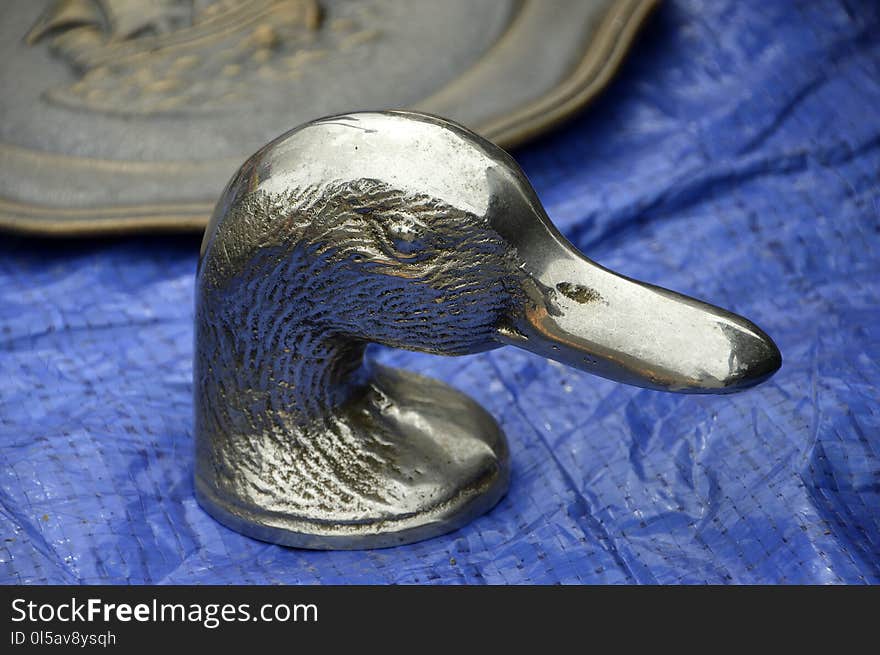 Water Bird, Duck, Beak, Metal