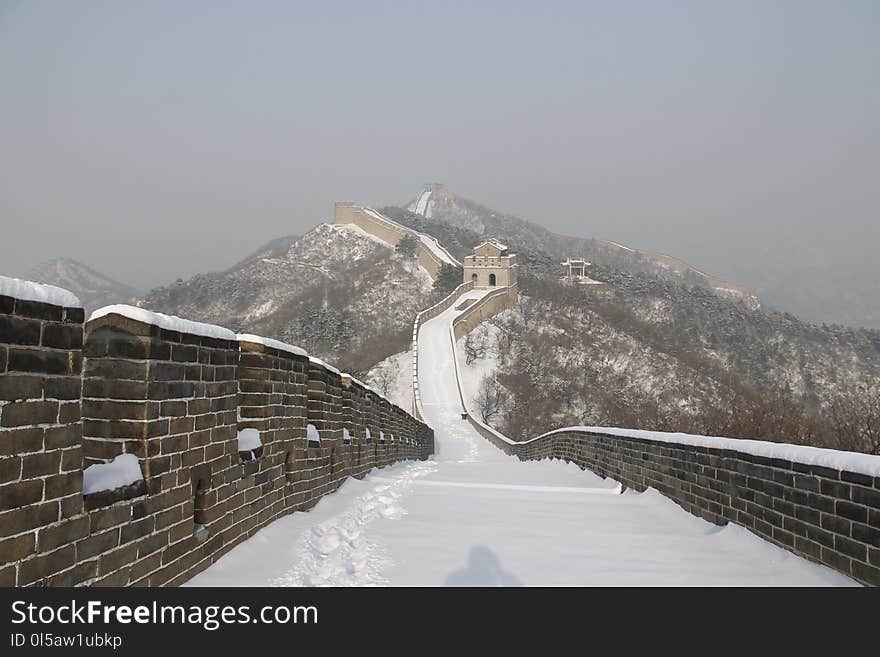 Snow, Winter, Mountain, Sky