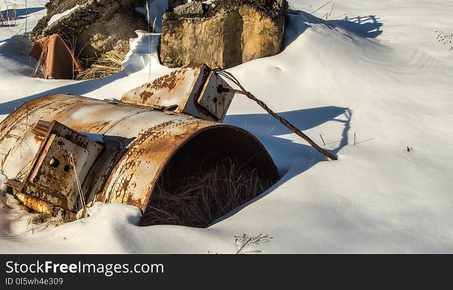 Snow, Winter, Geological Phenomenon, Vehicle