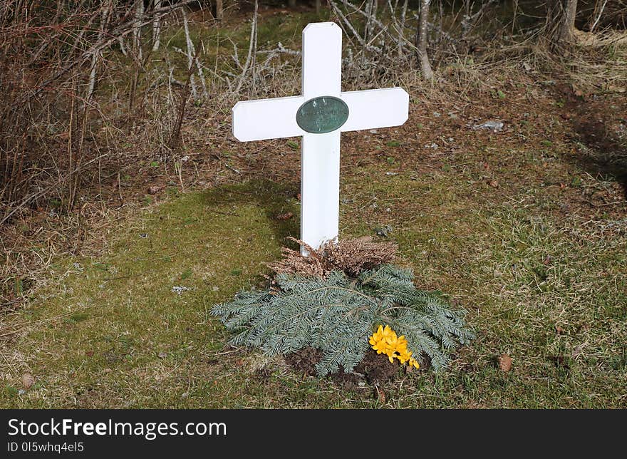 Grave, Cross, Headstone, Cemetery