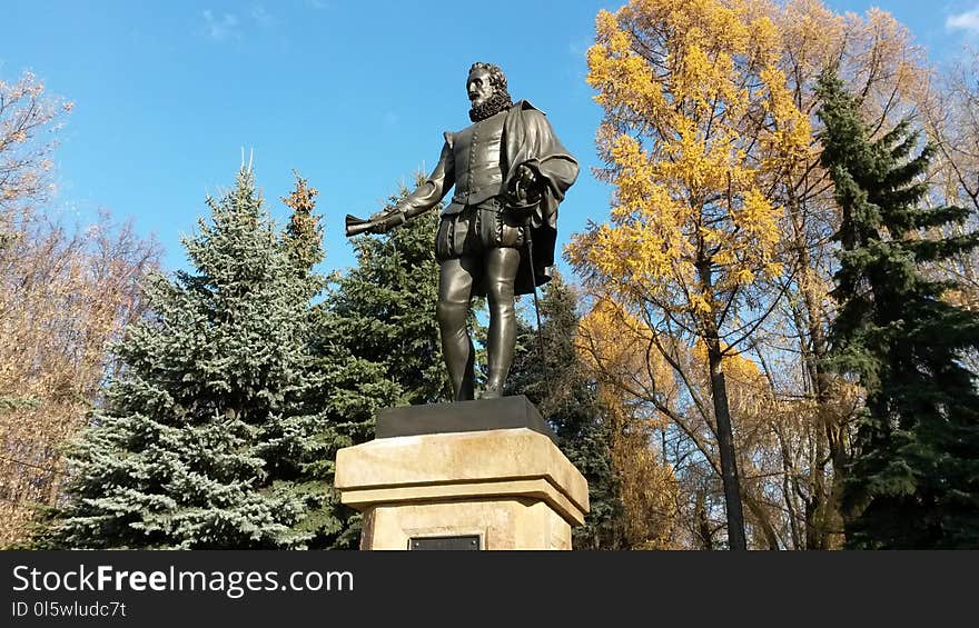 Statue, Monument, Landmark, Tree