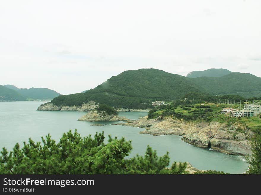 Coast, Vegetation, Promontory, Loch