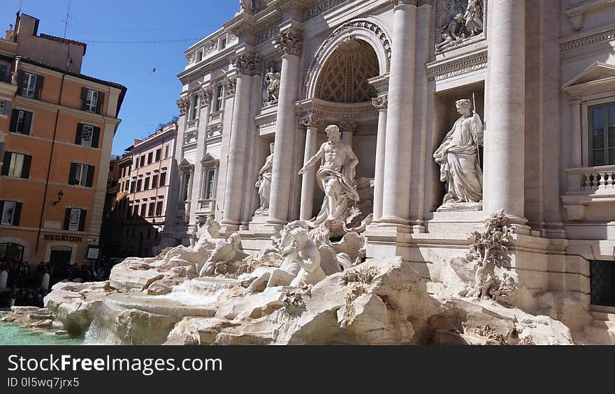 Ancient Roman Architecture, Historic Site, Ancient Rome, Statue