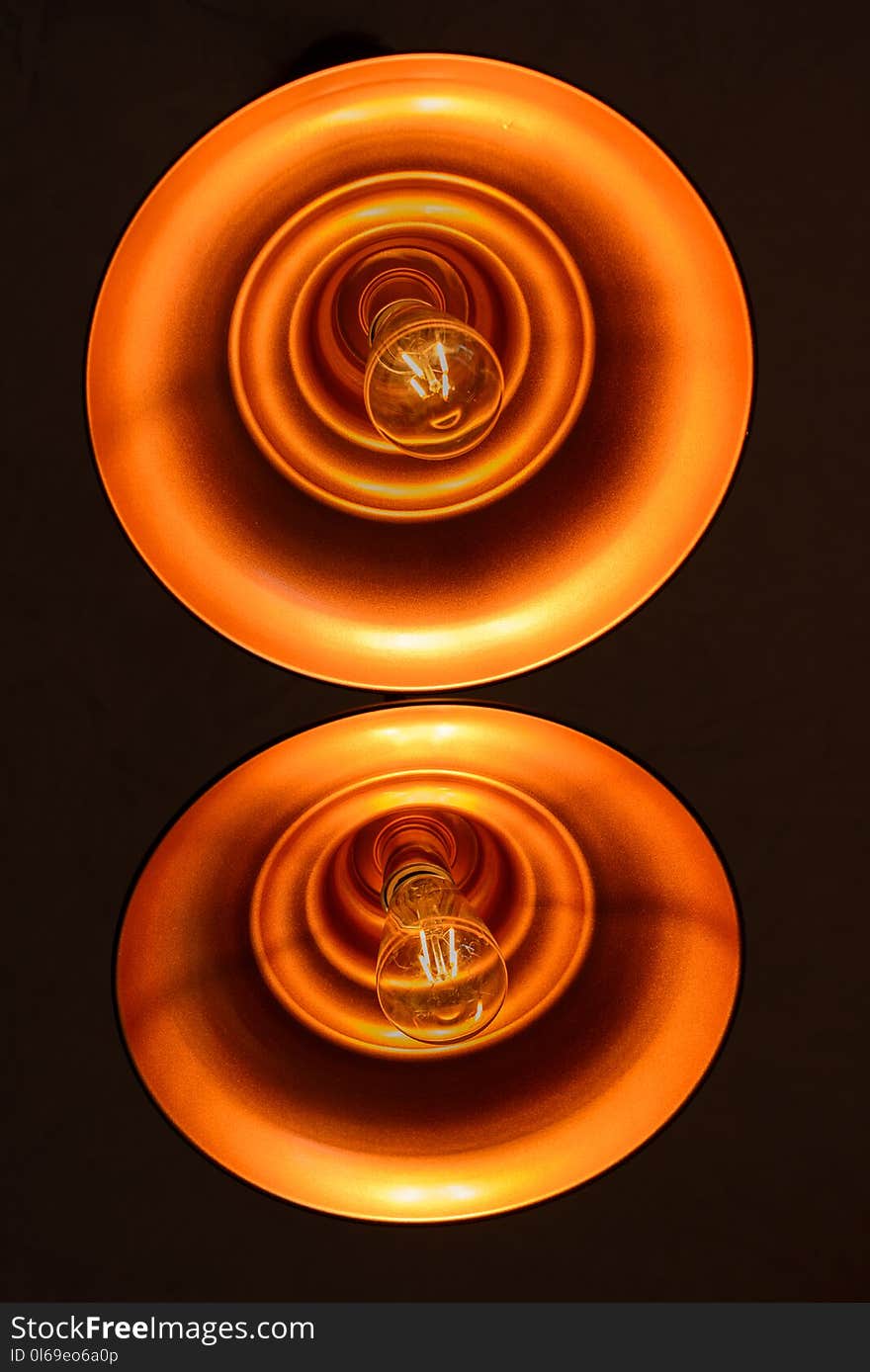 Photo of Two Clear Light Bulbs