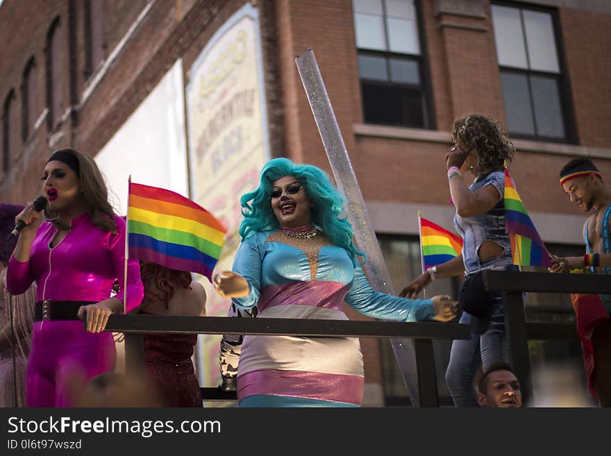 Photo of Person Holding Lgbt Flag