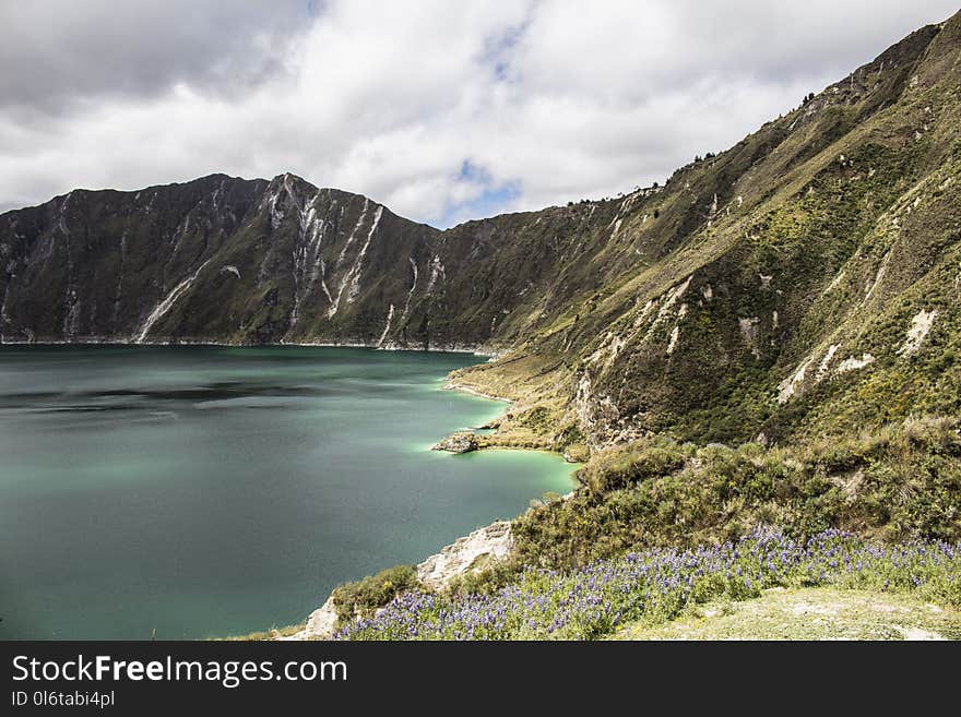 Lake Surrounded by Mountain