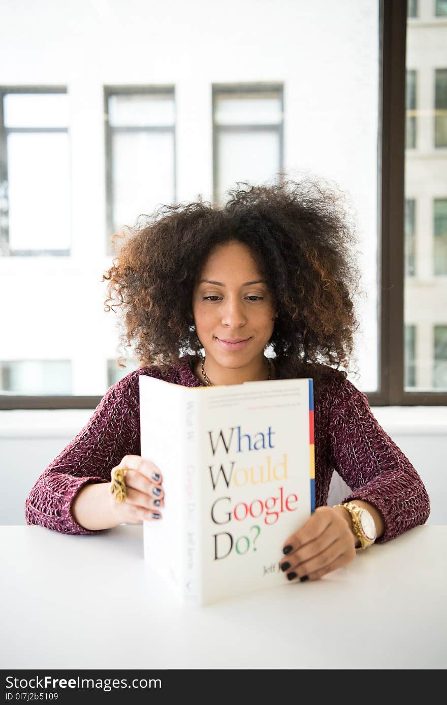 Woman Read Book