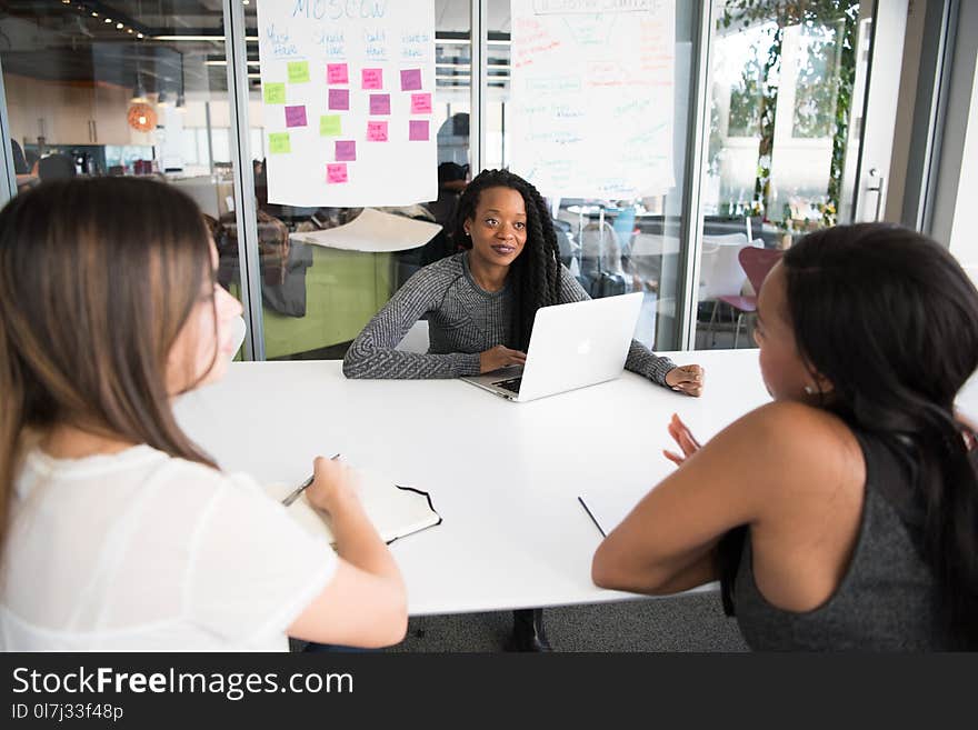 Three Woman Having a Meeting