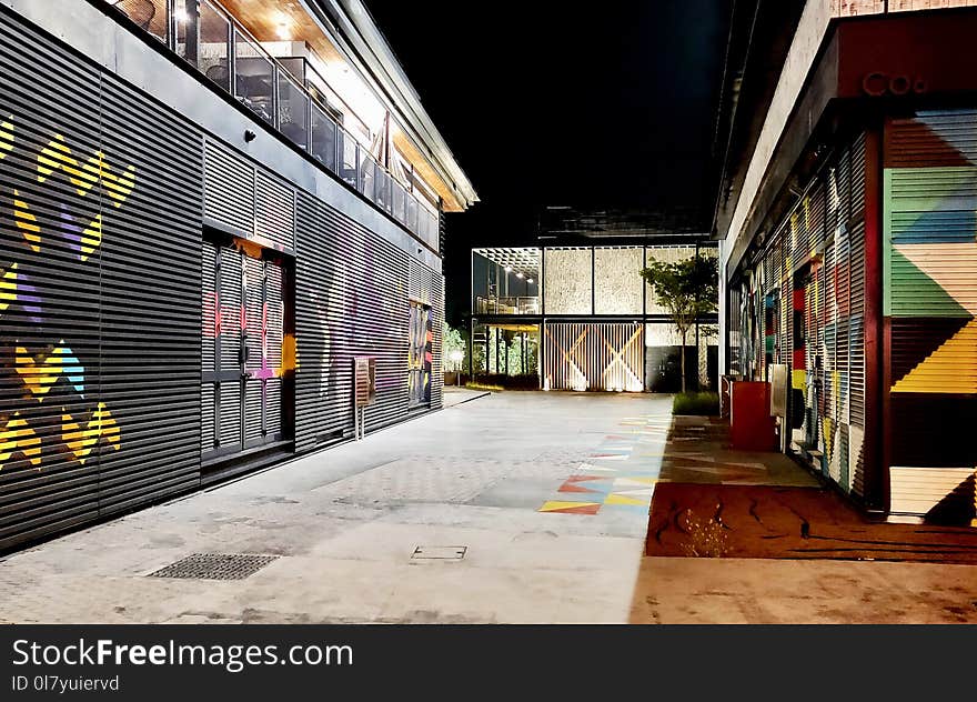 Multicolored Wall Houses