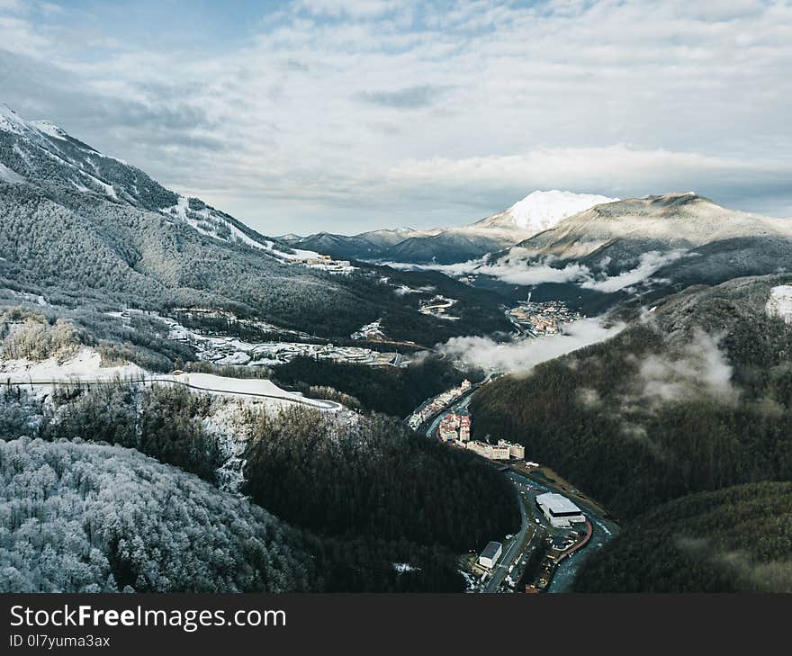 Scenic View of Mountains