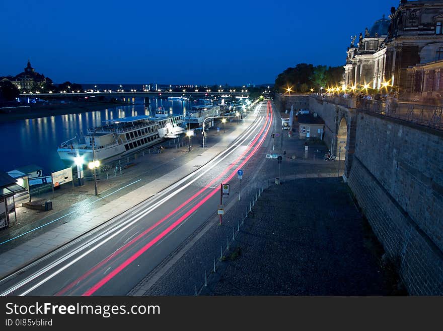 Night, Infrastructure, Sky, City