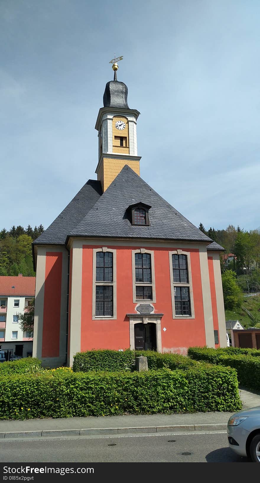 House, Building, Town, Sky