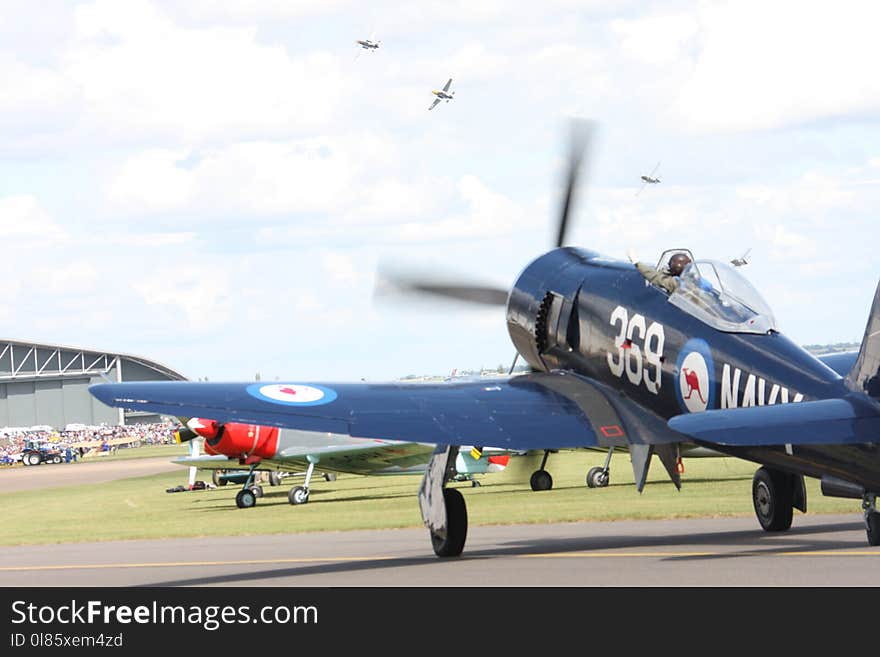 Aircraft, Airplane, Propeller, Air Force