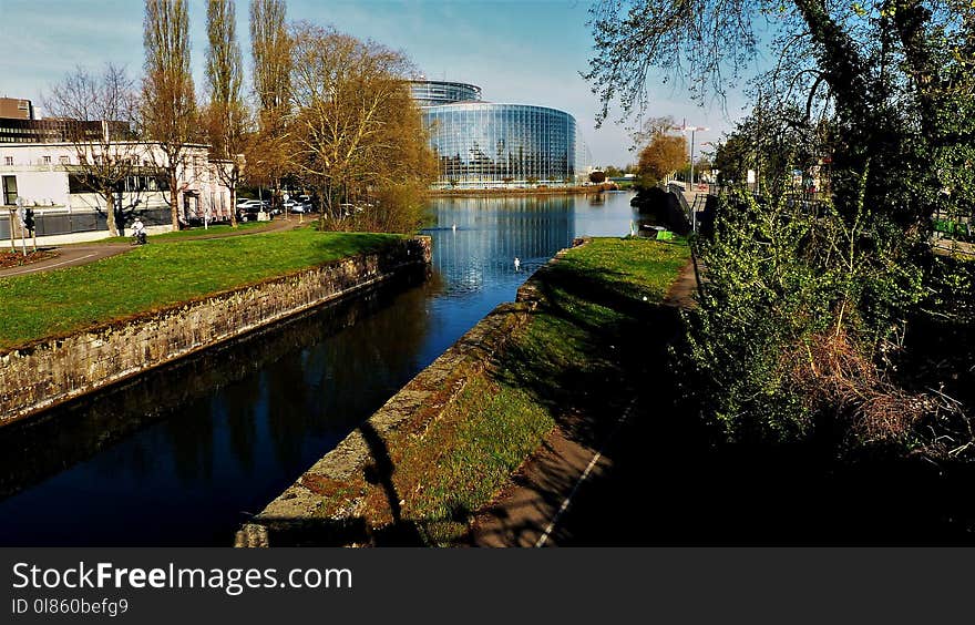 Waterway, Reflection, Water, Body Of Water