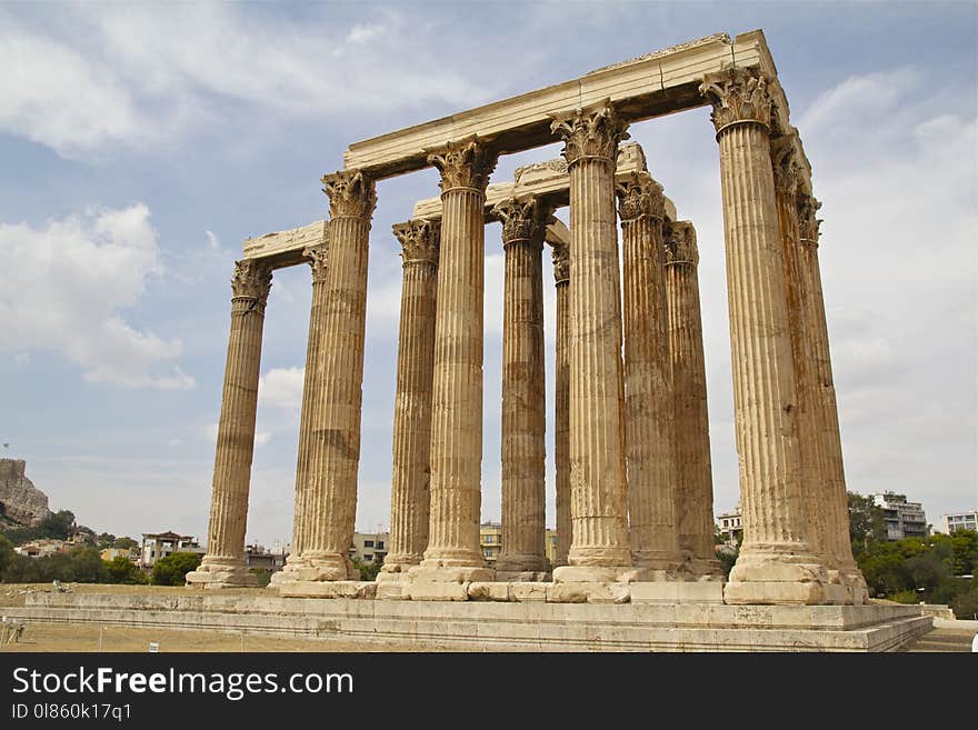 Ancient Roman Architecture, Historic Site, Roman Temple, Ancient Greek Temple