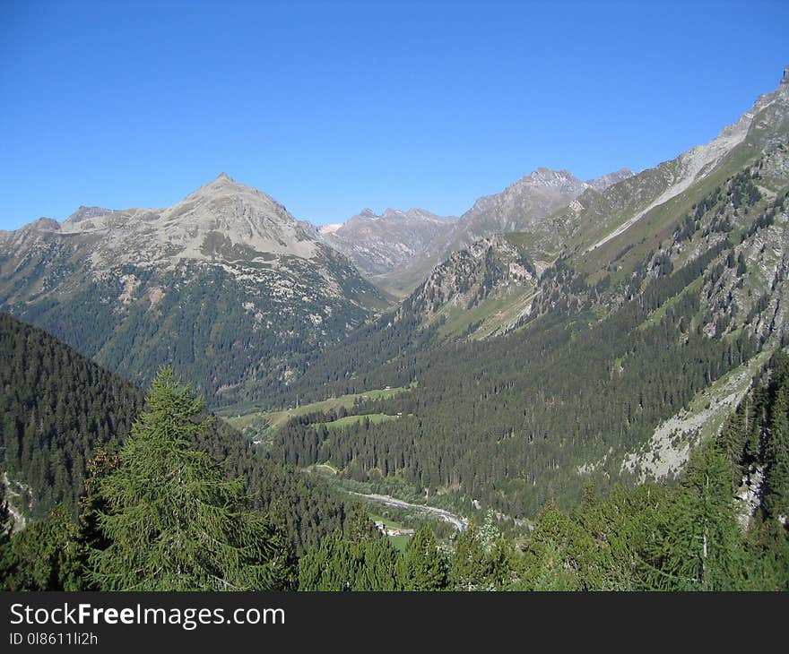 Mountainous Landforms, Mountain, Mountain Range, Wilderness