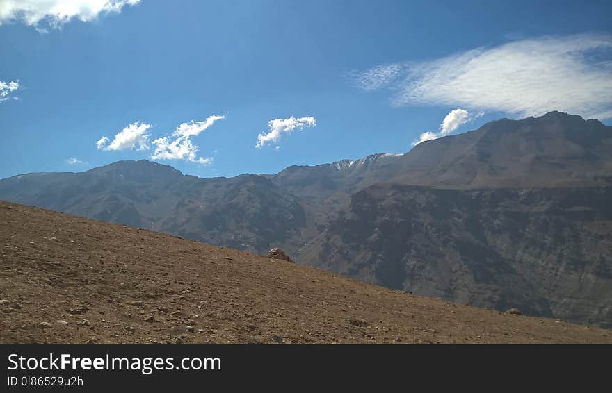 Sky, Highland, Ridge, Mountainous Landforms