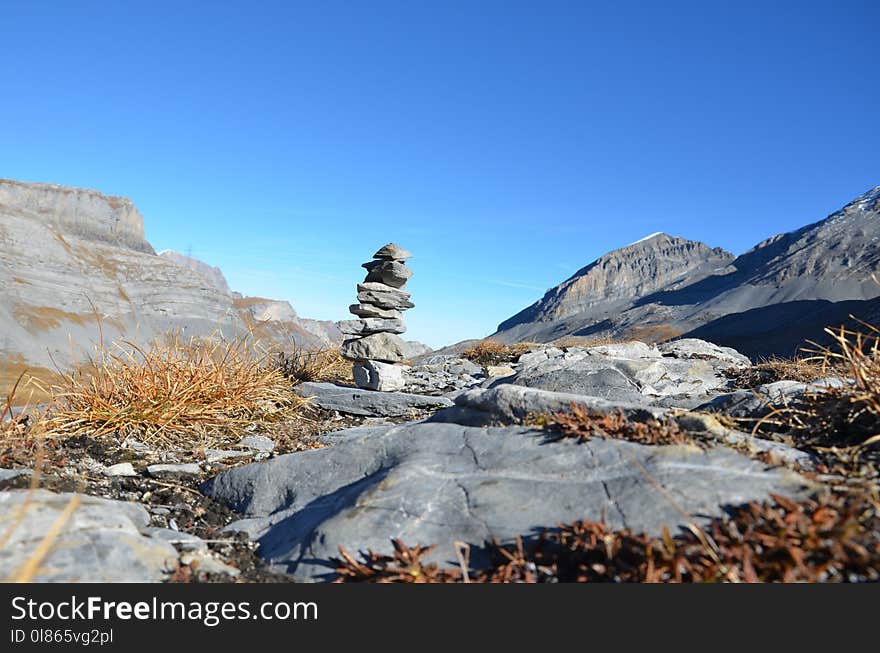 Wilderness, Mountain, Badlands, Rock