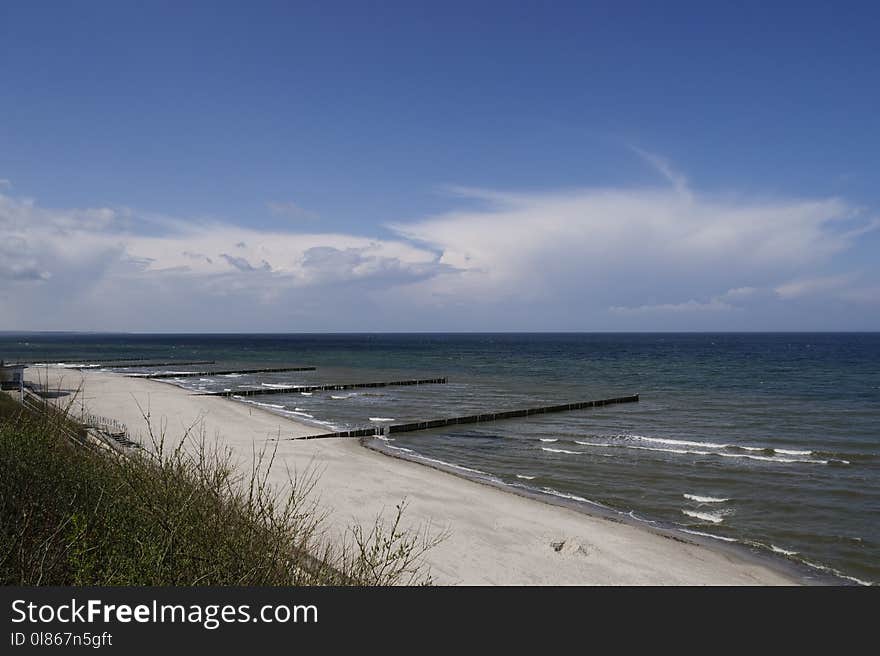 Sea, Sky, Horizon, Coast