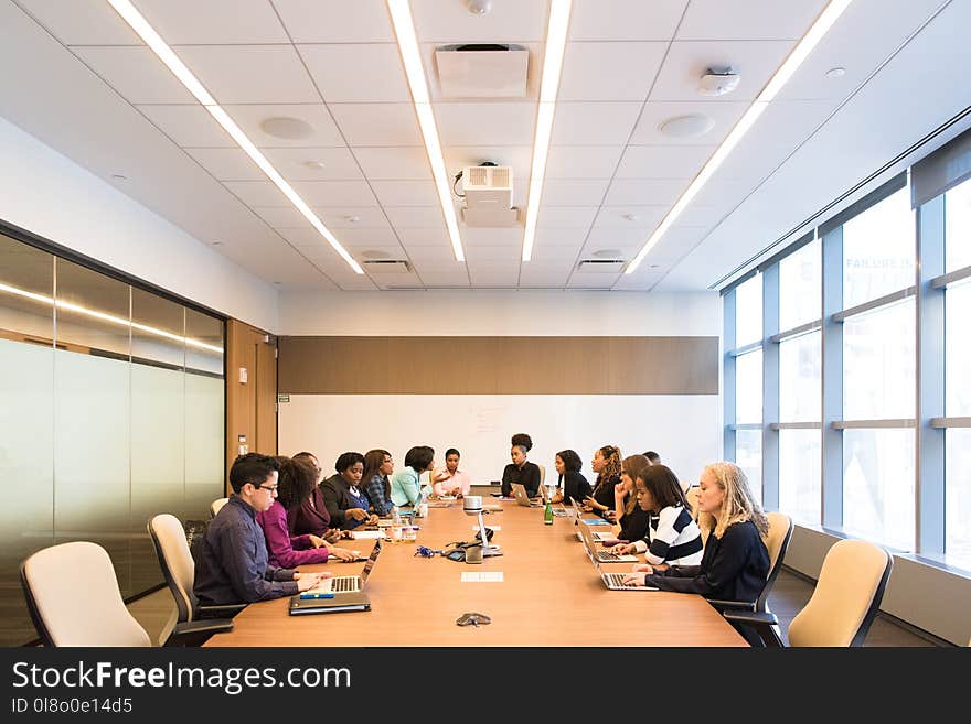 Group of People in Conference Room