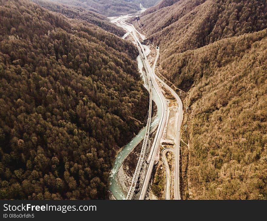 Aerial Photo of Freeway