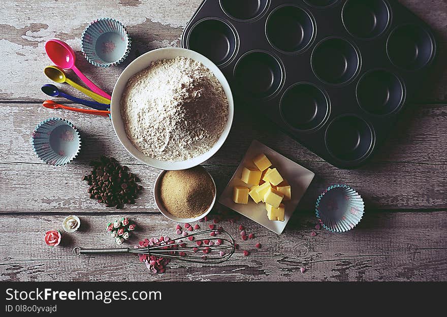 Ingredients On Table