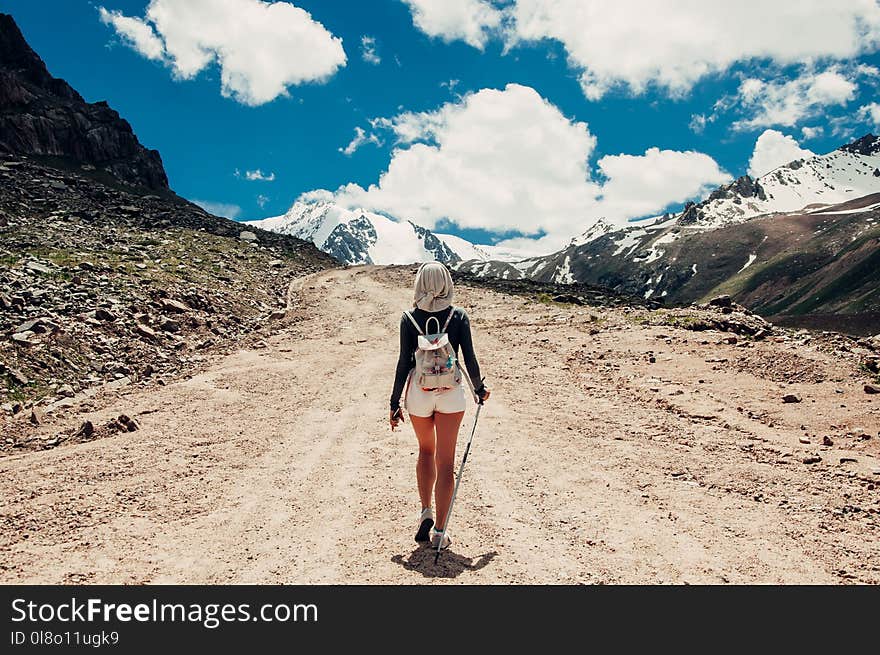 Woman Hiking