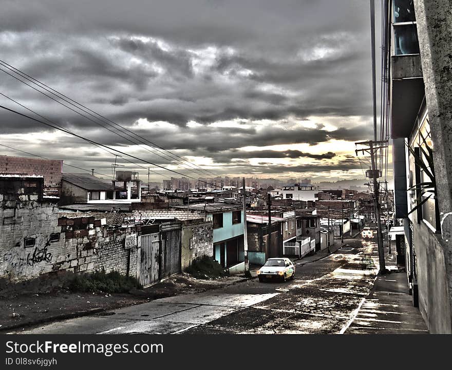 Sky, Cloud, Urban Area, Town