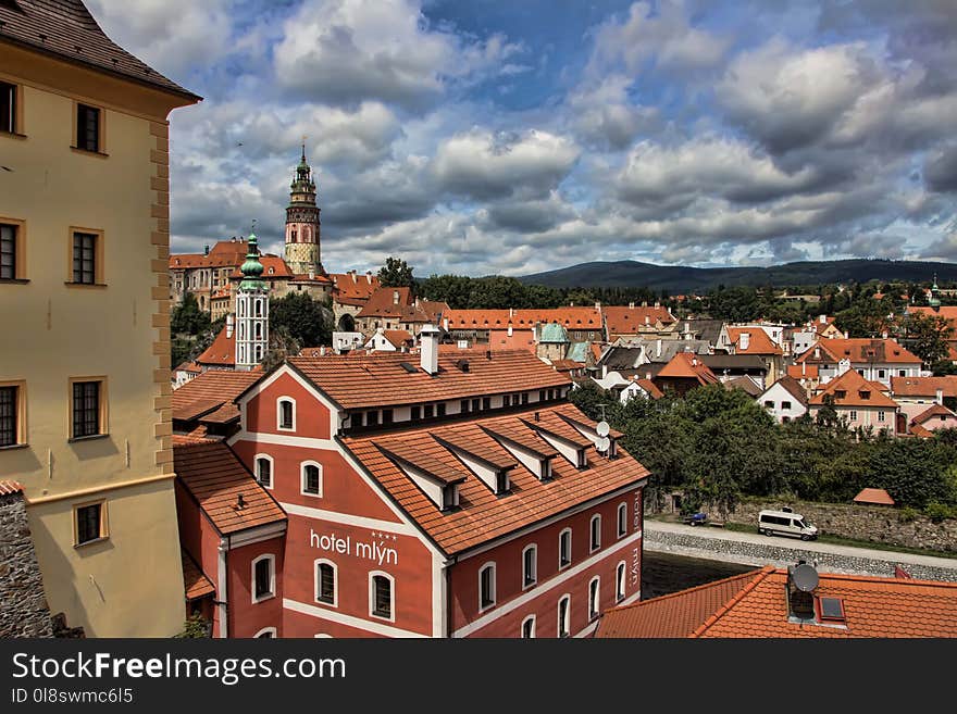 Town, Sky, City, Urban Area