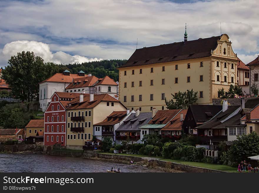 Town, City, Sky, Building