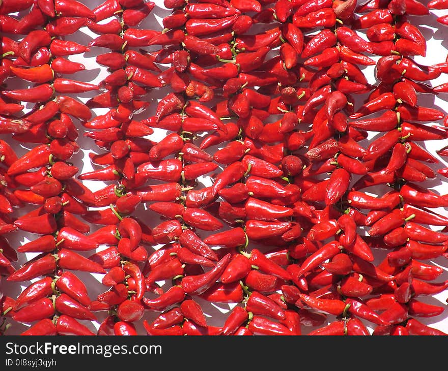 Chile De árbol, Malagueta Pepper, Chili Pepper, Bell Peppers And Chili Peppers