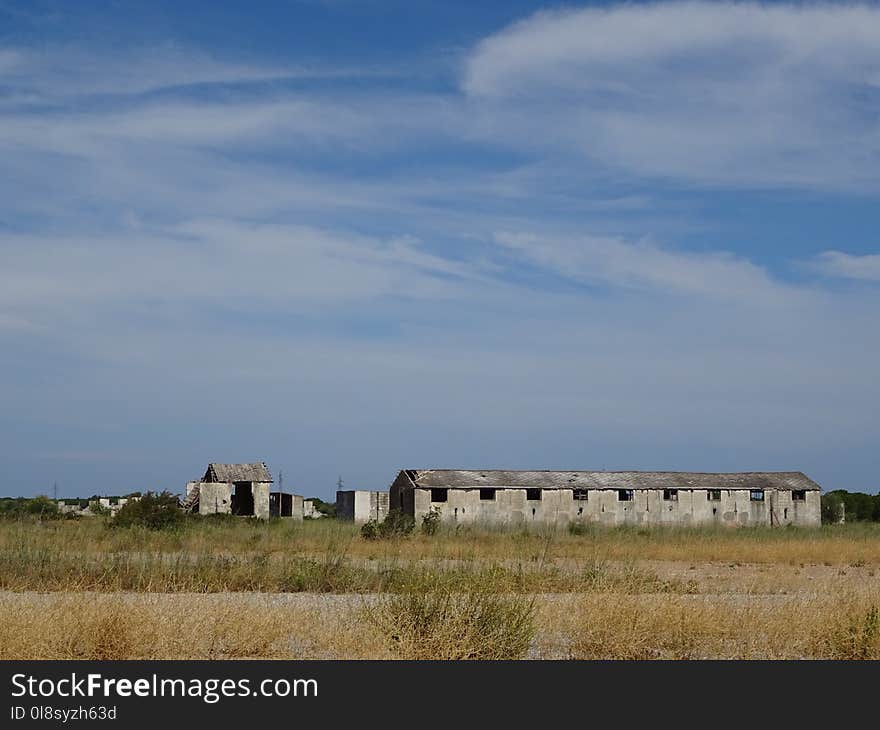 Sky, Grassland, Prairie, Cloud