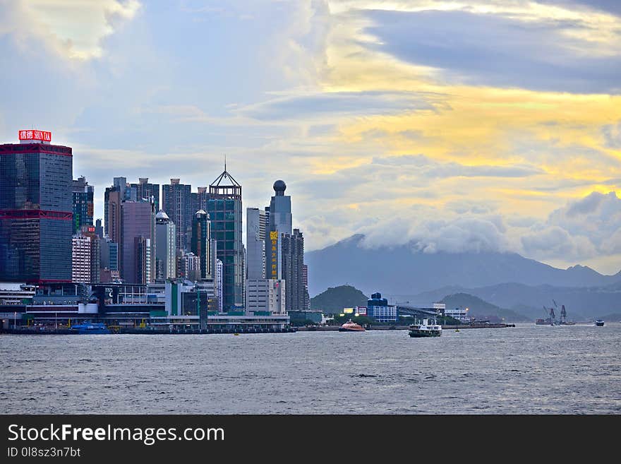 Skyline, City, Cityscape, Sky