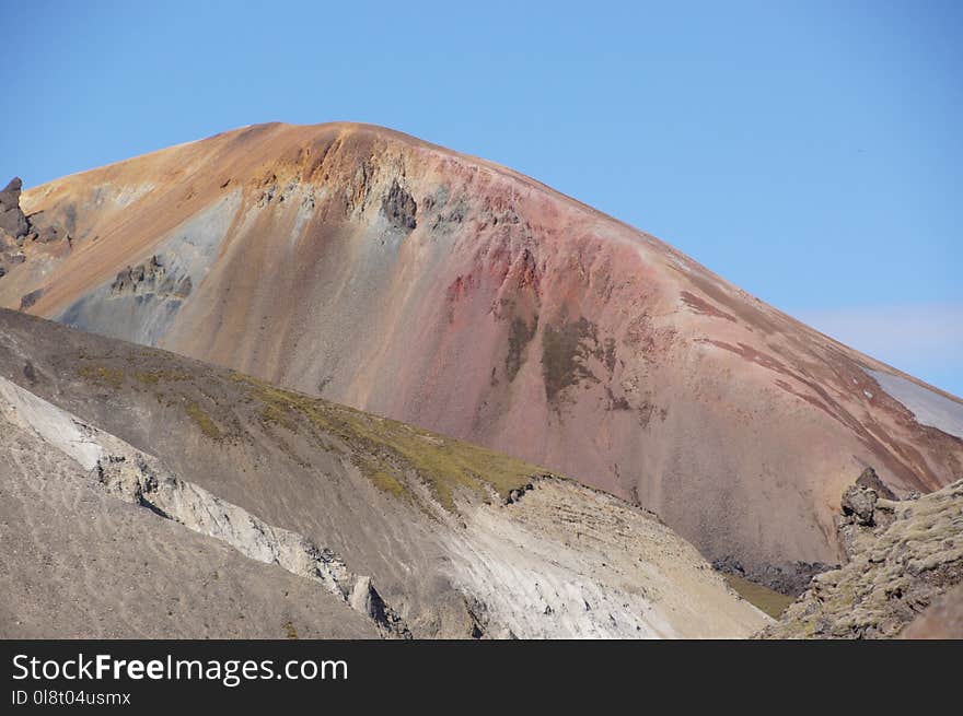 Badlands, Sky, Ridge, Rock