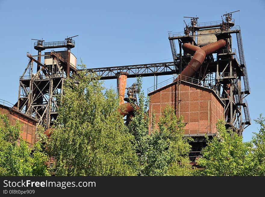 Tree, Industry, Sky, Plant