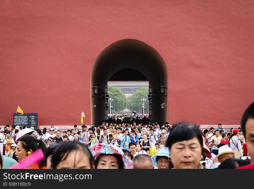 Crowd, Tourism, Recreation, City