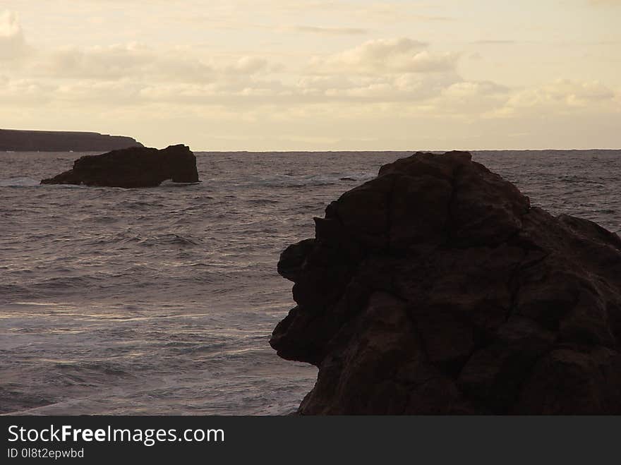 Sea, Coast, Coastal And Oceanic Landforms, Horizon