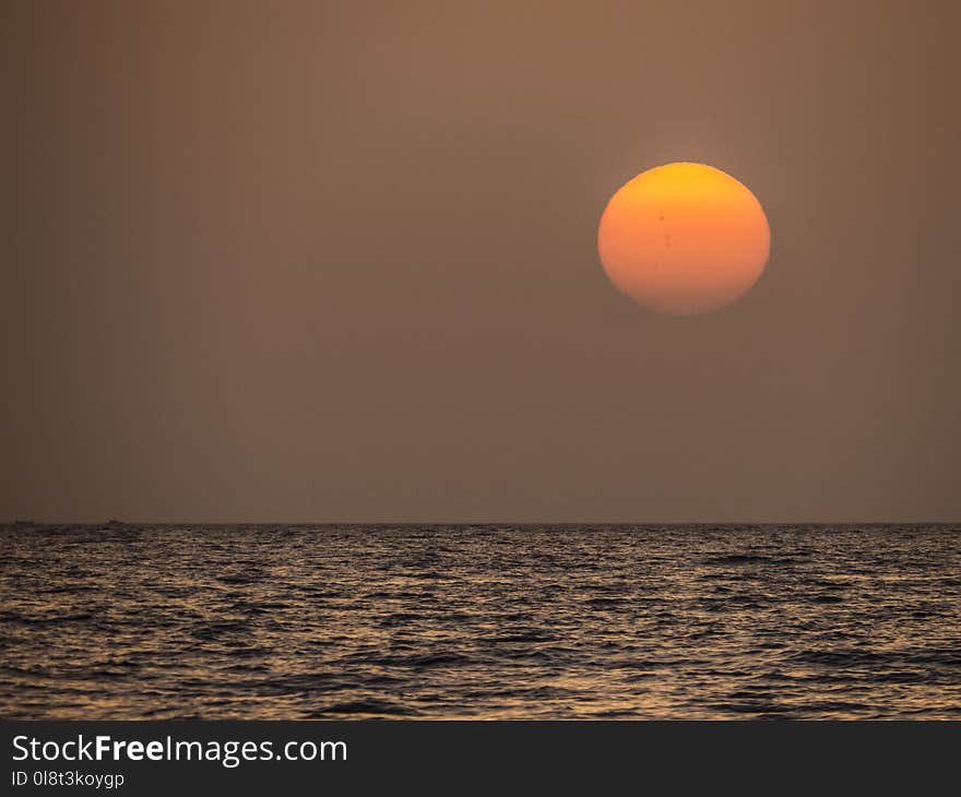 Horizon, Sun, Sky, Sea