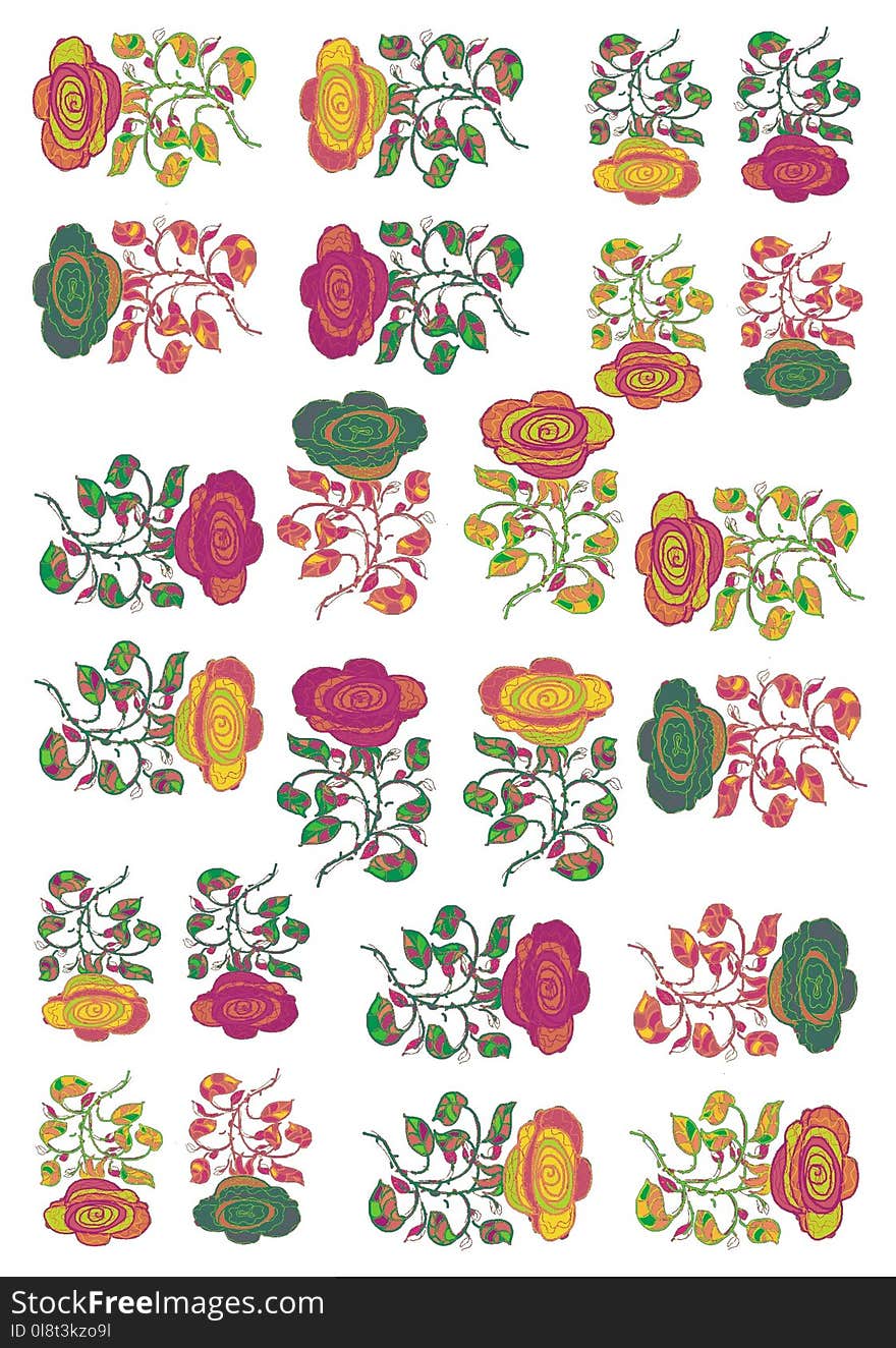 Pink, Flower, Flora, Pattern